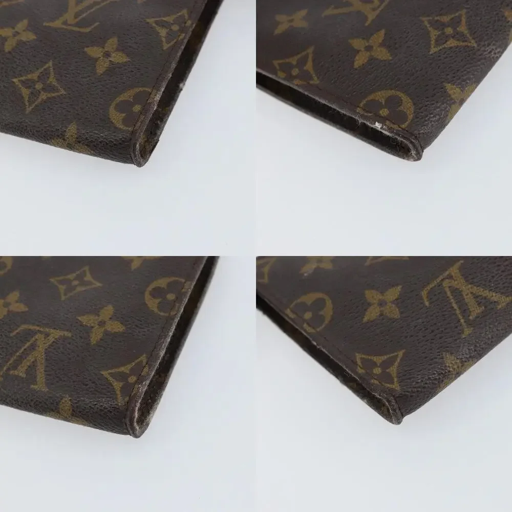Louis Vuitton Monogram Bucket PM Accessory Pouch Brown